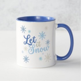 Mug "Let it snow" (SOLDES)